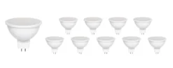 Vorteilspack 10 Stück - GU5.3 LED Spots - 6W entspricht 30W - Lichtfarbe optional