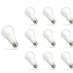 Vorteilspack 10x LED Lampe E27- A60 - 8,5W entspricht - 3000K Warmweiß