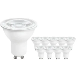 Vorteilspack 10x LED Spot GU10 - dimmbar - 5W entspricht 30-50W - 4000K Neutralweiß - 37° Abstrahlwinkel