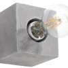 Wandleuchte ARIZ Beton - 1x E27 Fassung - max. 60W - exkl. LED's