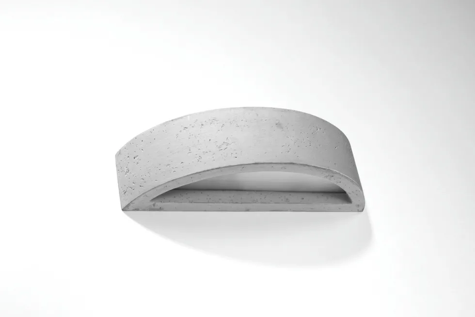 Wandleuchte ATENA Beton 1x E27 Fassung - max. 60W - exkl. LED's