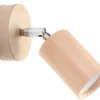 Wandleuchte BERG Natur Holz - 1x GU10 Fassung - max. 40W - exkl. LED's