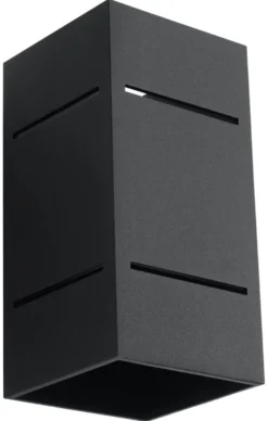 Wandleuchte BLOCCO Schwarz - 1x G9 Fassung - max. 40W - exkl. LED's