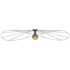 Wandleuchte / Deckenspot ESKOLA 140 Schwarz - 1x E27 Fassung - max. 60W - exkl. LED's