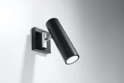 Wandleuchte DIREZIONE Schwarz - 1x GU10 Fassung - max. 40W - exkl. LED's