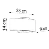 Wandleuchte EMILIO - 2x E14 Fassung - max. 2x40W - exkl. LED's