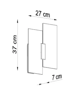 Wandleuchte FABIANO - 2x E27 Fassung - max. 2x60W - exkl. LED's