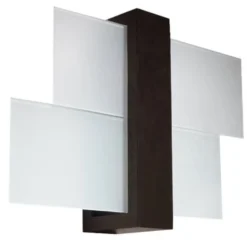 Wandleuchte FENIKS 1 Wengé Holz - 1x E27 Fassung - max. 60W - exkl. LED's