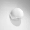 Wandleuchte GLOBE Weiß Hochglanz lackiert - 1x E27 Fassung - max. 60W - exkl. LED's