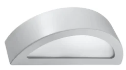 Wandleuchte Keramik ATENA Grau - 1x E27 Fassung - max. 60W - exkl. LED's
