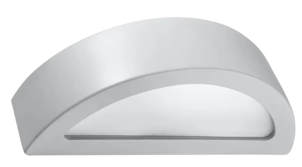 Wandleuchte Keramik ATENA Grau - 1x E27 Fassung - max. 60W - exkl. LED's
