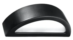 Wandleuchte Keramik ATENA Schwarz - 1x E27 Fassung - max. 60W - exkl. LED's