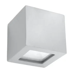 Wandleuchte Keramik LEO Grau - 1x E27 Fassung - max. 60W - exkl. LED's