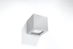 Wandleuchte Keramik LEO Grau - 1x E27 Fassung - max. 60W - exkl. LED's