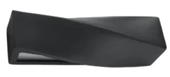 Wandleuchte Keramik SIGMA Schwarz - 2x E27 Fassung - max. 2x60W - exkl. LED's