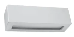 Wandleuchte Keramik VEGA Grau - 1x E27 Fassung - max. 60W - exkl. LED's