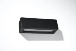Wandleuchte Keramik VEGA Schwarz - 1x E27 Fassung - max. 60W - exkl. LED's