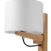 Wandleuchte LEGNO Natur Holz - 1x E27 Fassung - max. 60W - exkl. LED's