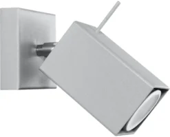 Wandleuchte MERIDA 1 Grau - 1x GU10 Fassung - max. 40W - exkl. LED's