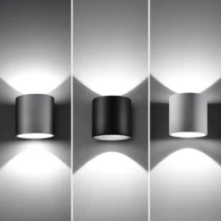 Wandleuchte ORBIS 1 Grau - 1x G9 Fassung - max. 40W - exkl. LED's