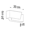Wandleuchte PIEGARE - 1x G9 Fassung - max. 40W - exkl. LED's