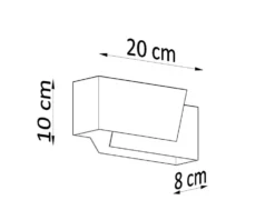 Wandleuchte PIEGARE - 1x G9 Fassung - max. 40W - exkl. LED's