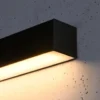Wandleuchte PINNE 117 Schwarz - 31W - 5100Lm - 3000K Warmweiß