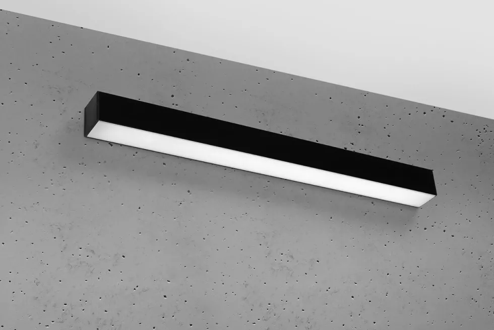 Wandleuchte PINNE 67 Schwarz - 17W - 3179Lm - 4000K Neutralweiß