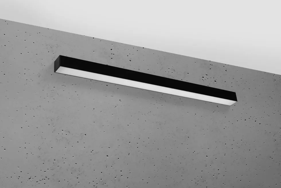 Wandleuchte PINNE 90 Schwarz - 25W - 4600Lm - 3000K Warmweiß