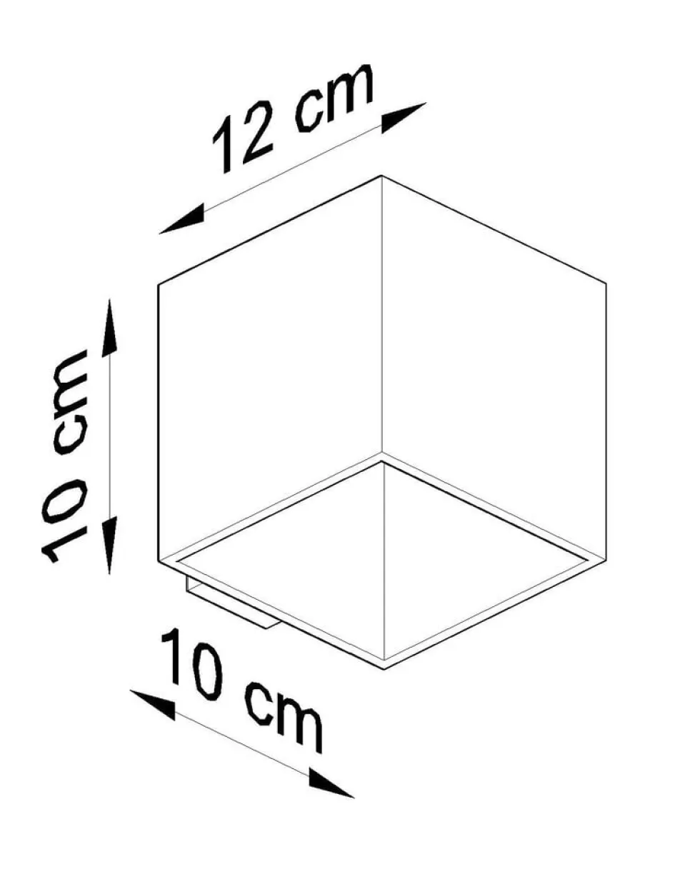 Wandleuchte QUAD 1 Anthrazit - 1x G9 Fassung - max. 40W - exkl. LED's