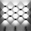 Wandleuchte QUAD 1 Grau - 1x GU10 Fassung - max. 40W - exkl. LED's
