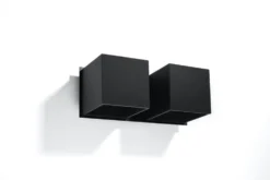 Wandleuchte QUAD 2 Schwarz - 2x GU10 Fassung - max. 2x40W - exkl. LED's