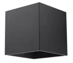 Wandleuchte QUAD 1 Schwarz - 1x GU10 Fassung - max. 40W - exkl. LED's