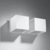 Wandleuchte QUAD 2 Weiß - 2x GU10 Fassung - max. 2x40W - exkl. LED's