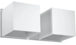 Wandleuchte QUAD 2 Weiß - 2x GU10 Fassung - max. 2x40W - exkl. LED's