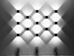 Wandleuchte QUAD 1 Weiß - 1x GU10 Fassung - max. 40W - exkl. LED's