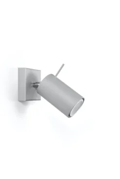 Wandleuchte RING 1 Grau - 1x GU10 Fassung - max. 40W - exkl. LED's