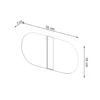 Wandleuchte SALIA - 2x G9 Fassung - max. 2x40W - exkl. LED's