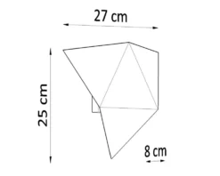 Wandleuchte SOLIDO Schwarz - 2x G9 Fassung - max. 2x40W - exkl. LED's