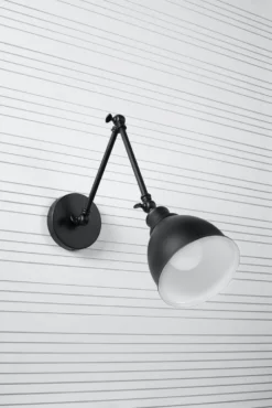 Wandleuchte STARK SHADE Schwarz - 1x E27 Fassung - max. 60W - exkl. LED's