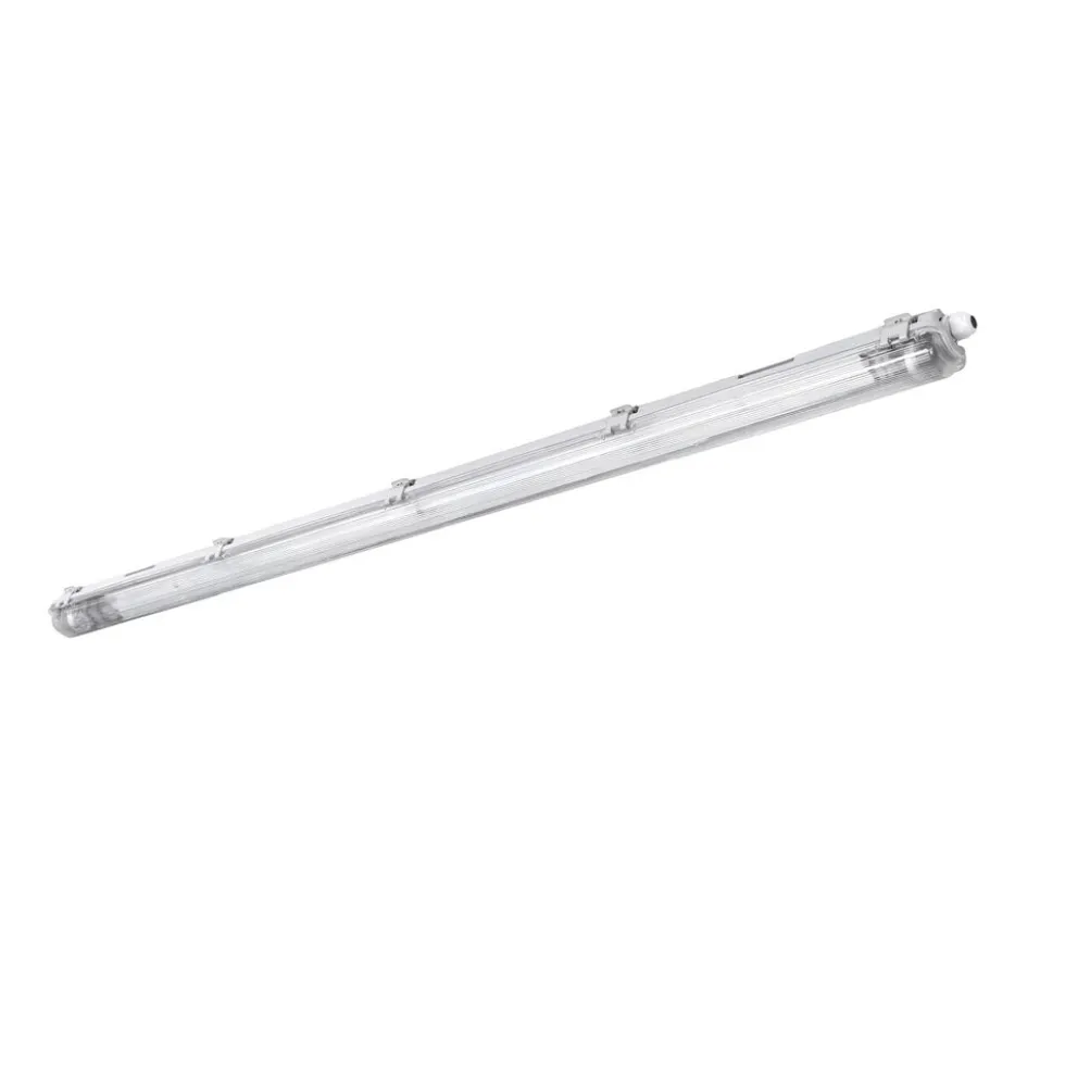 Wasserdichte LED T8/G13 Leuchtstoffröhrenhalterung - 120cm - IP65 wasserdicht - Feuchtraum Halterung Wannenleuchte - IK10
