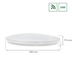 WLAN LED Deckenleuchte - Ø39cm 24W - CCT Alle Lichtfarben - per App steuerbar